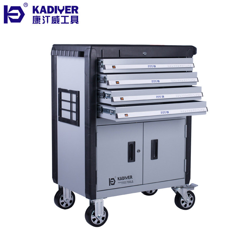 康汀威KADIYER汽车修理保养移动工具柜手推车四轮五层工具车空车