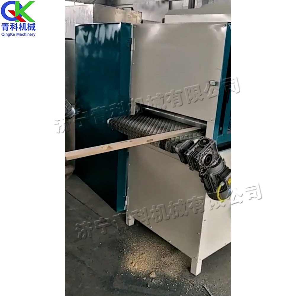 液压全封闭定尺木料打磨抛光机