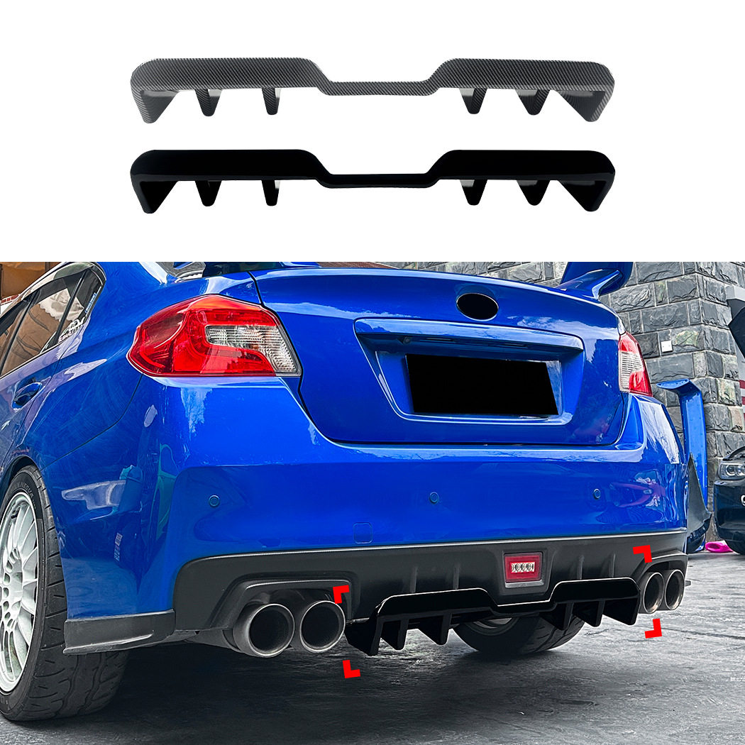 适用斯巴鲁WRX STI VA 2015-2021后唇尾唇扰流板车贴外饰跨境改装