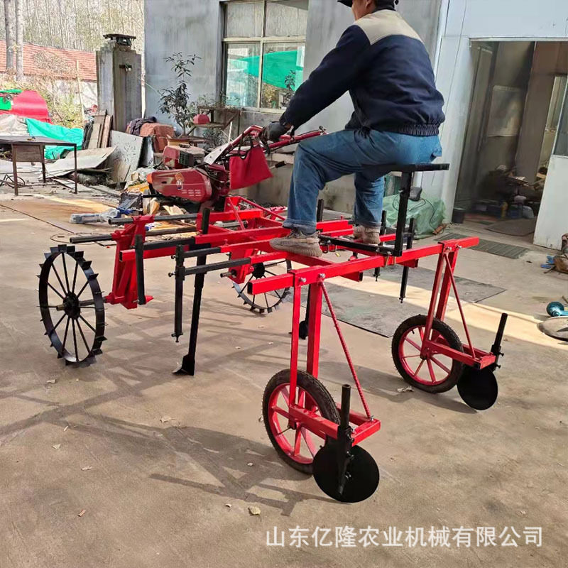 汽油自走式起垄地膜机 土豆地瓜起垄覆膜机 拱棚地膜覆盖机
