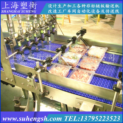 食品级塑料链板型分流输送机
