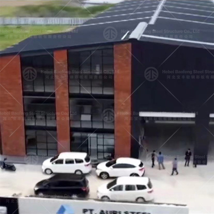 外销乌干达钢结构 多层钢构框架建筑 河北工厂钢结构设计厂房仓库