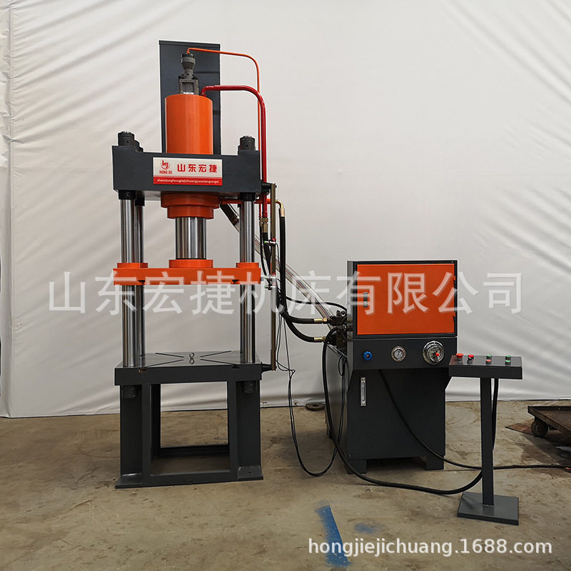 100吨三梁四柱宠物笼成型油压机
