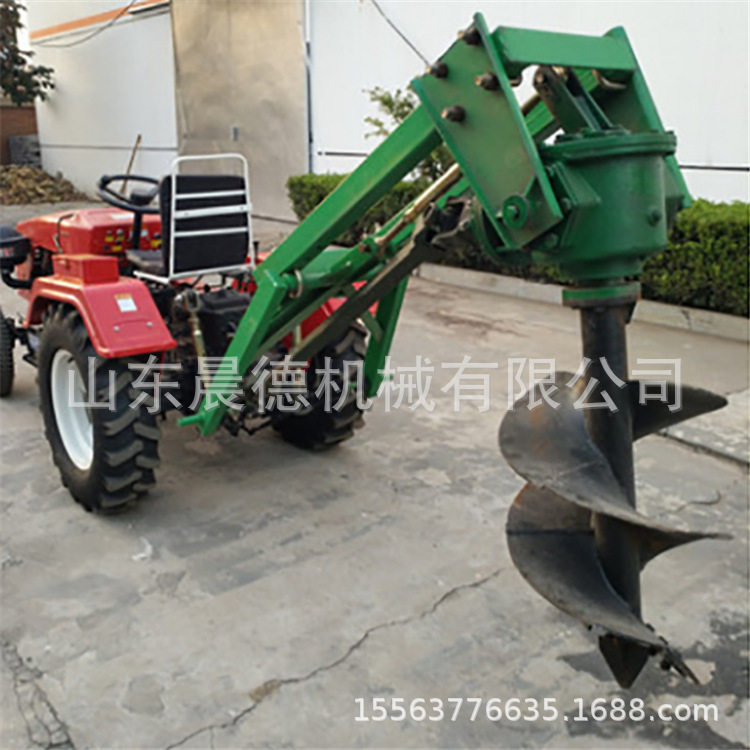 手持式小型挖坑机 螺旋式汽油打坑植树钻孔机