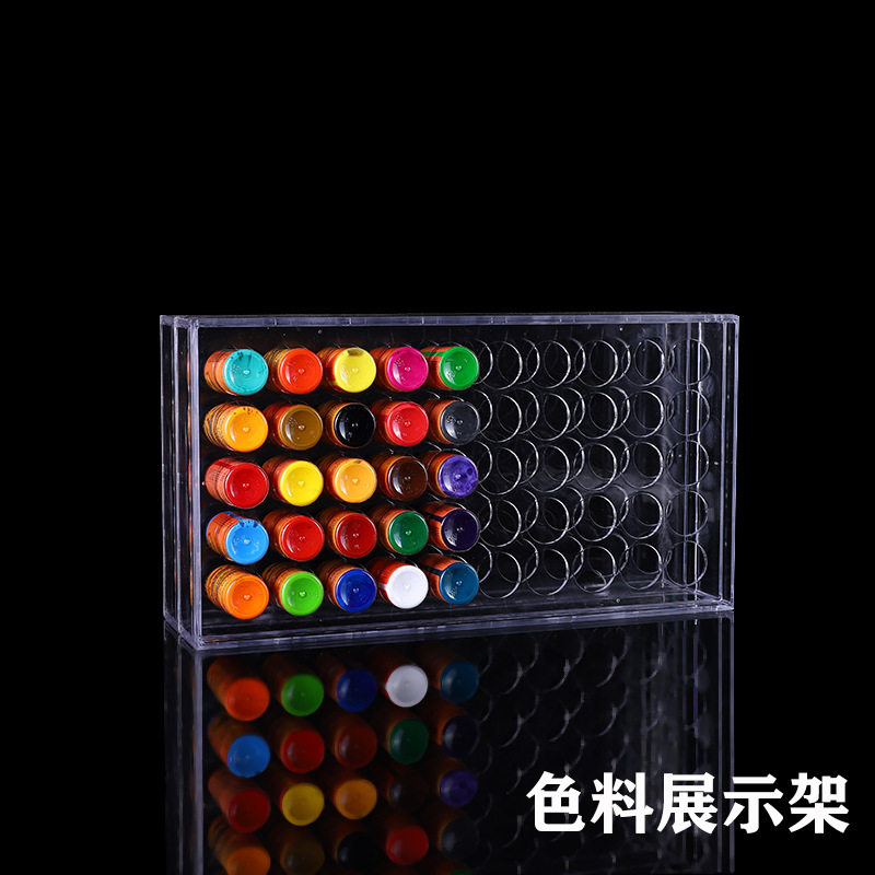 纹身纹绣色料展示架 刺青颜料色料瓶亚克力展示架可壁挂可摆放