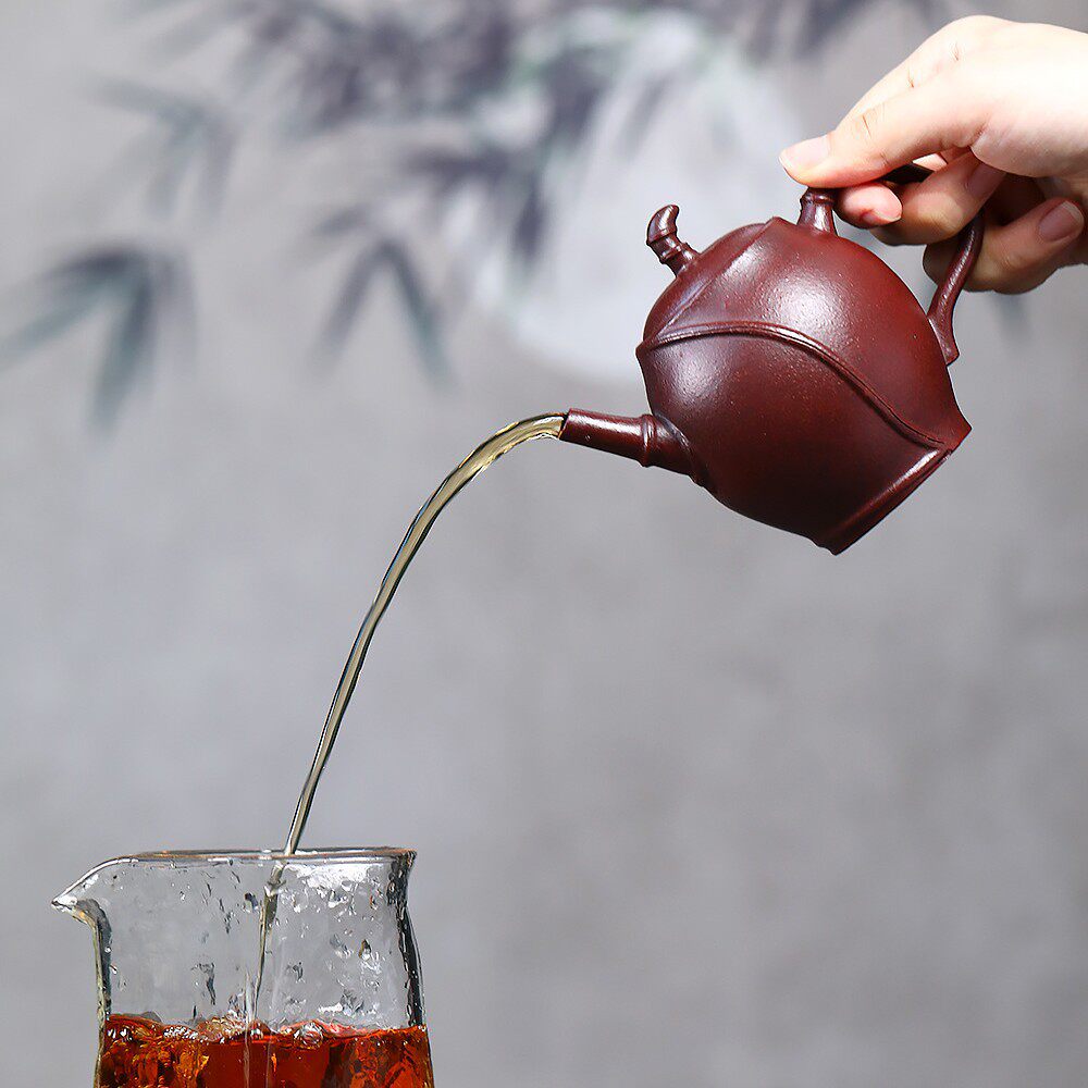 原矿段泥 古法柴烧 高竹壶 半手工