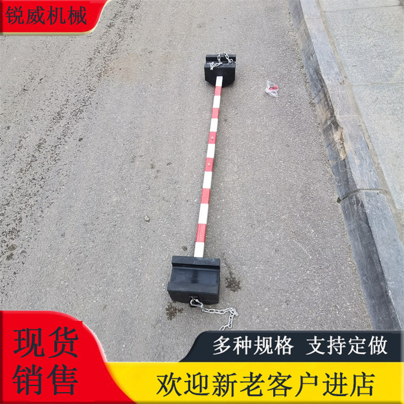 橡胶防溜枕木 RP自锁枕木 70度斜角 带把手 防溜车枕木