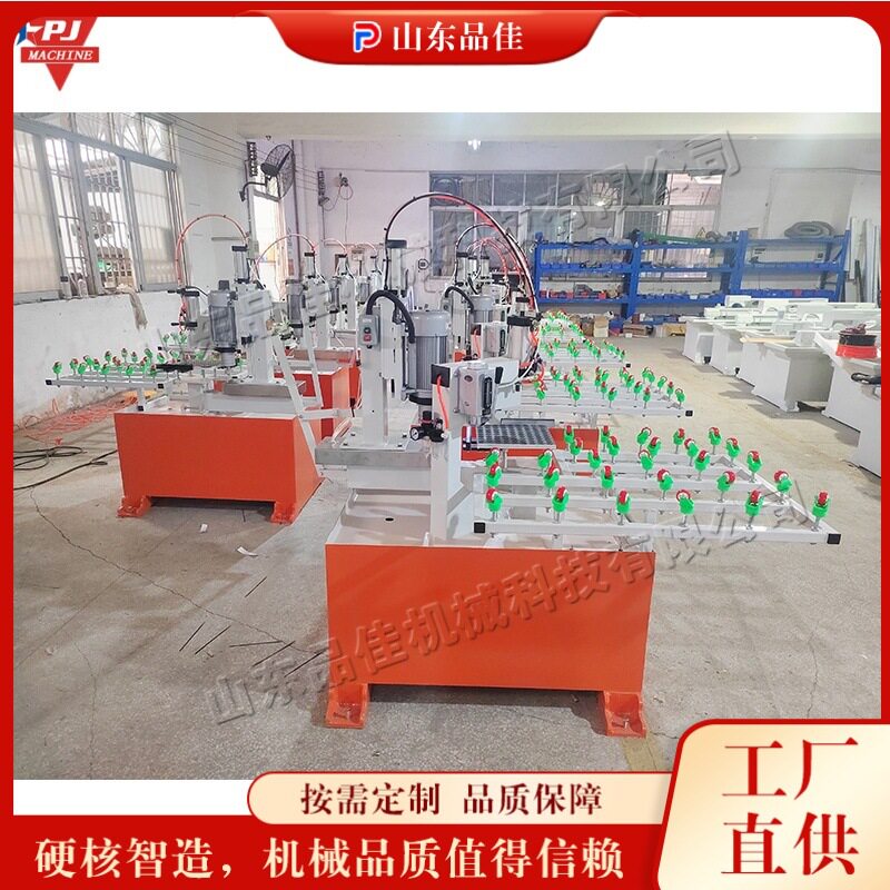 双头电动玻璃倒角机R角圆角