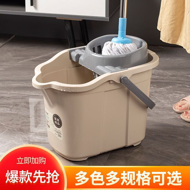 拖把桶塑料加厚拖地桶带轮拖桶懒人手压脱水桶大号拖地桶脱赵之李