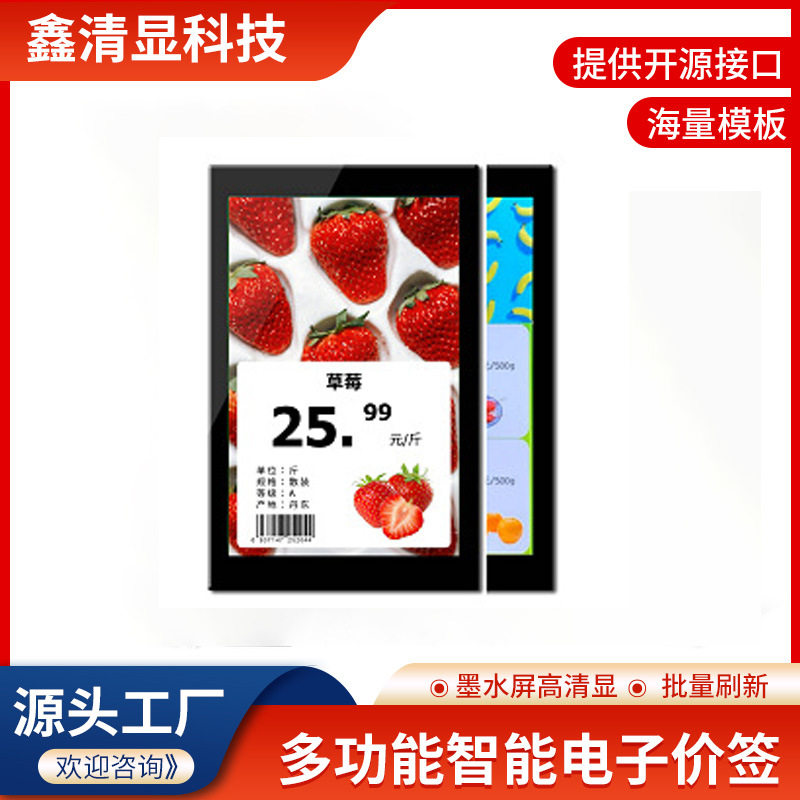 10.1电子标签网络版墨水屏电子价签货架智能标签超市黑白标价牌