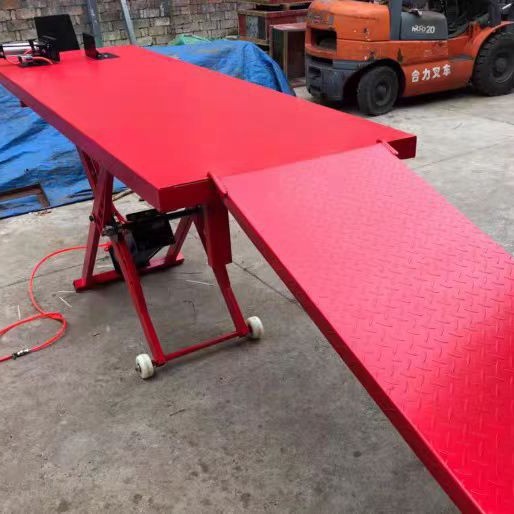 摩托车跑车电动修理工具举升升降机维修台修车架升降台工作台气动