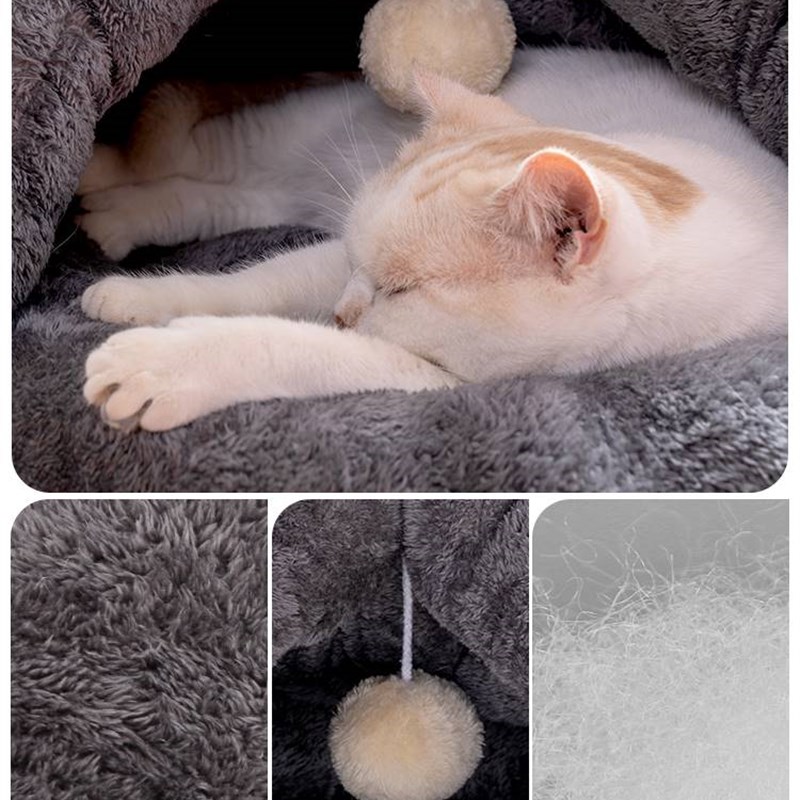 四季通用猫窝冬季保暖封闭式加厚家用室内小型犬狗窝睡袋猫咪用品