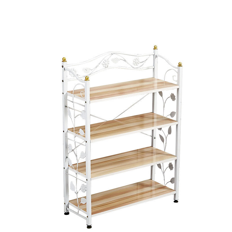 鞋架子门口放家用室内好看多层欧式简易家用铁艺白色鞋柜客厅收纳