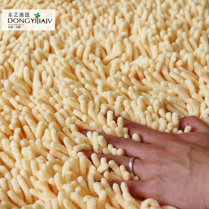 加厚加密雪尼尔圆形地毯电脑椅垫卧室地垫吊篮垫子转椅地垫圆垫子