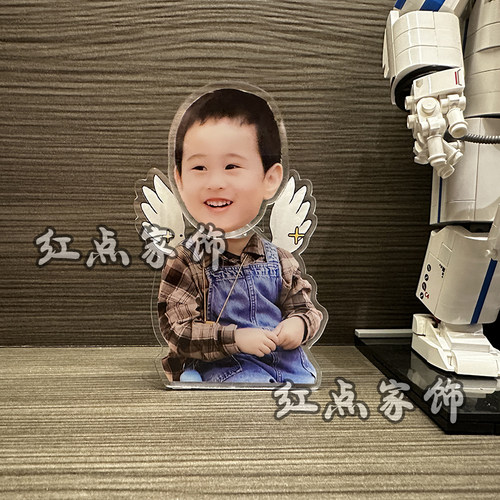 爸爸当家可爱萌娃马立奥松子爲撒自动摇头摇摇乐趣味摆件立牌搞笑