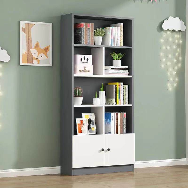 田园书柜书架置物柜多层收纳柜学生办公靠墙组合柜客厅卧室储物柜