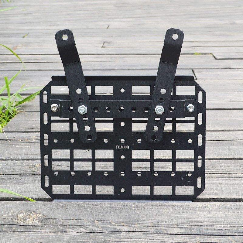 摩托车边箱支架战术边包拓展架侧边扩展油箱摩旅改装电动车挂载板