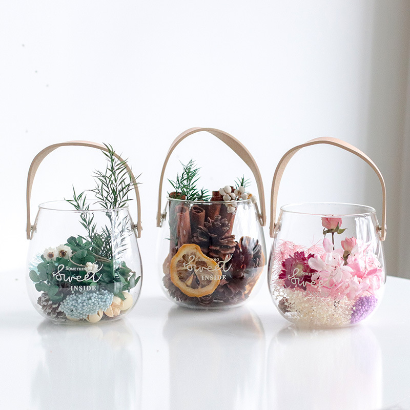 无火肉桂柠檬香薰杯制作diy材料包套餐家居摆饰乾燥花装饰团建沙