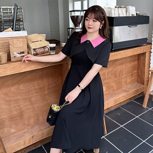 大码女装两件套装夏季新款长款吊带连衣裙显瘦胖mm短袖披肩小外套