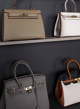 轻奢样板房装饰摆件展厅衣柜饰品陈列道具组合女士衣帽间软装包包