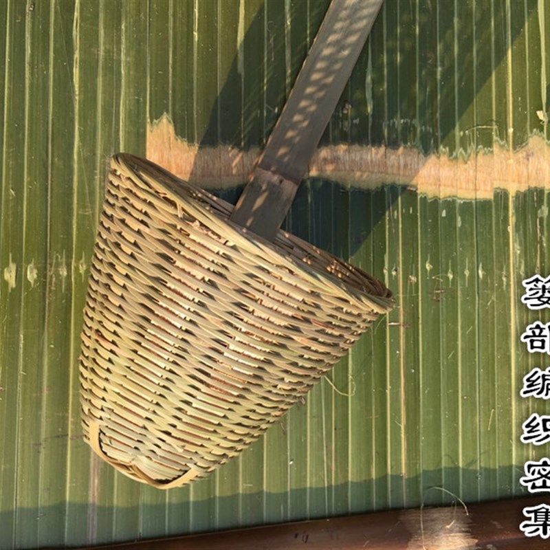 纯手工竹编漏勺工艺品纯手工编织米粉火锅麻辣烫冒菜漏斗沥水勺,特色手工艺,竹编/竹雕,淘宝优惠券,粉丝福利购,淘宝优惠卷