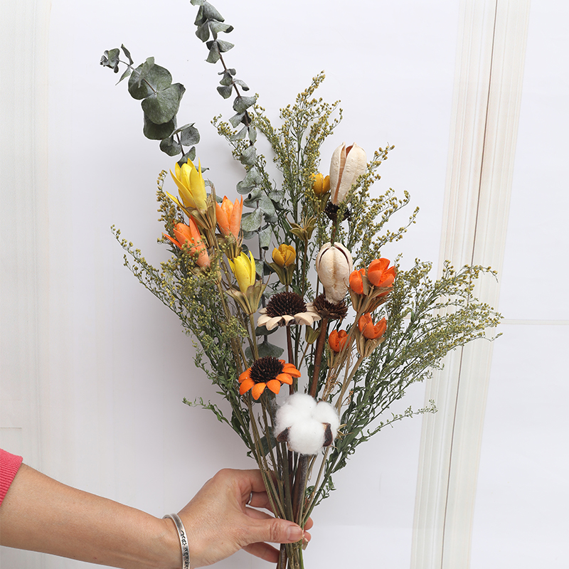 天然真花干花捧花小清新花束生日毕业情人节母亲节教师礼物包邮