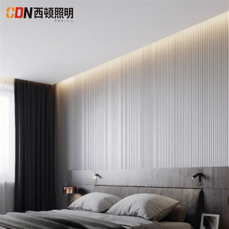 西顿照明led灯条中性光氛围灯120珠灯槽U型铝槽灯锋芒28120灯带