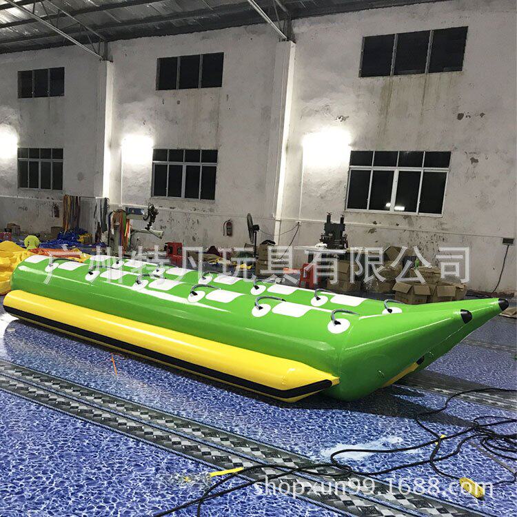 一件批发充气香蕉船雪地香蕉船水上飞鱼充气船游艇拖拉船水上皮划