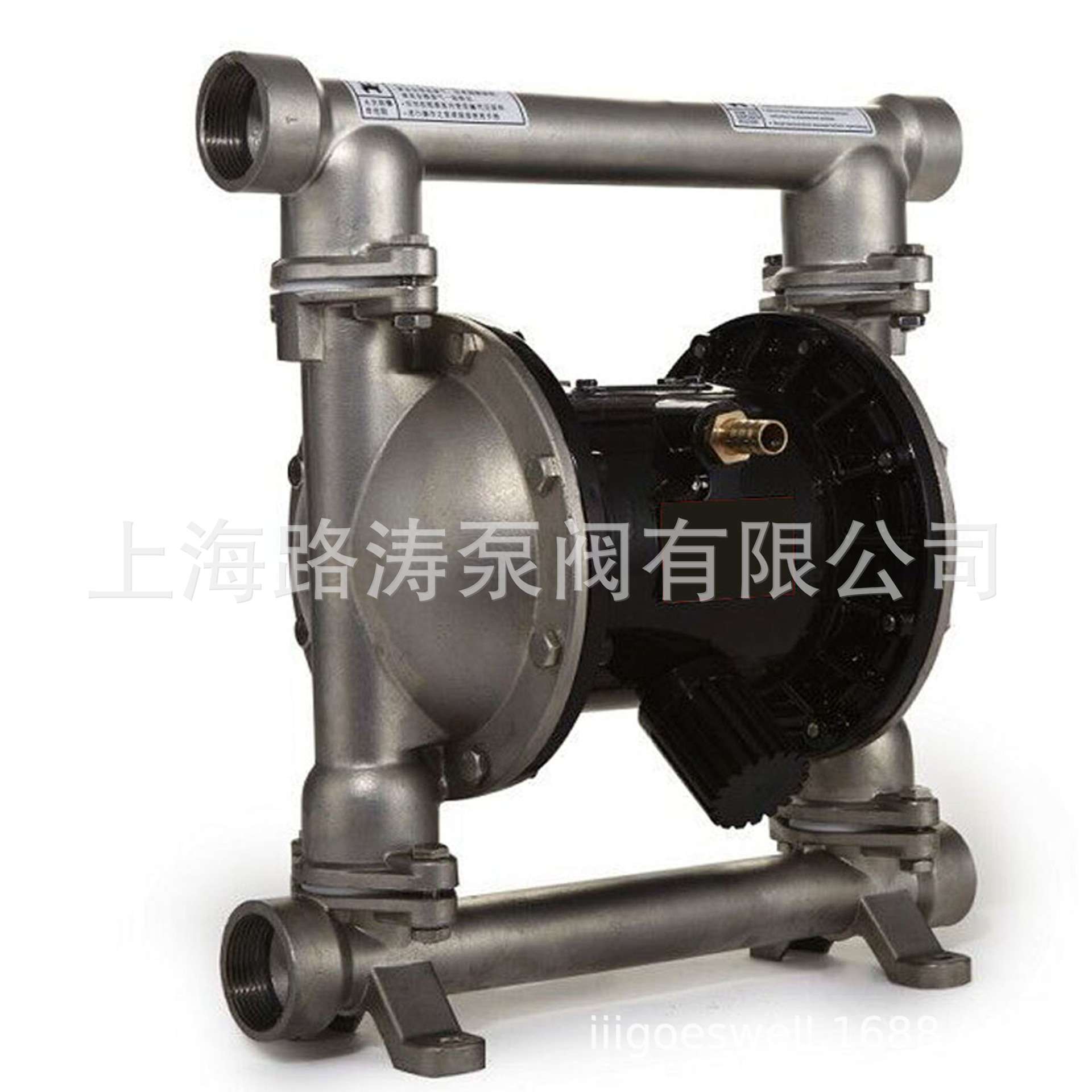 供应QBY3-40PF不锈钢304四氟膜隔膜泵QBY3-32PF耐酸气动隔膜泵