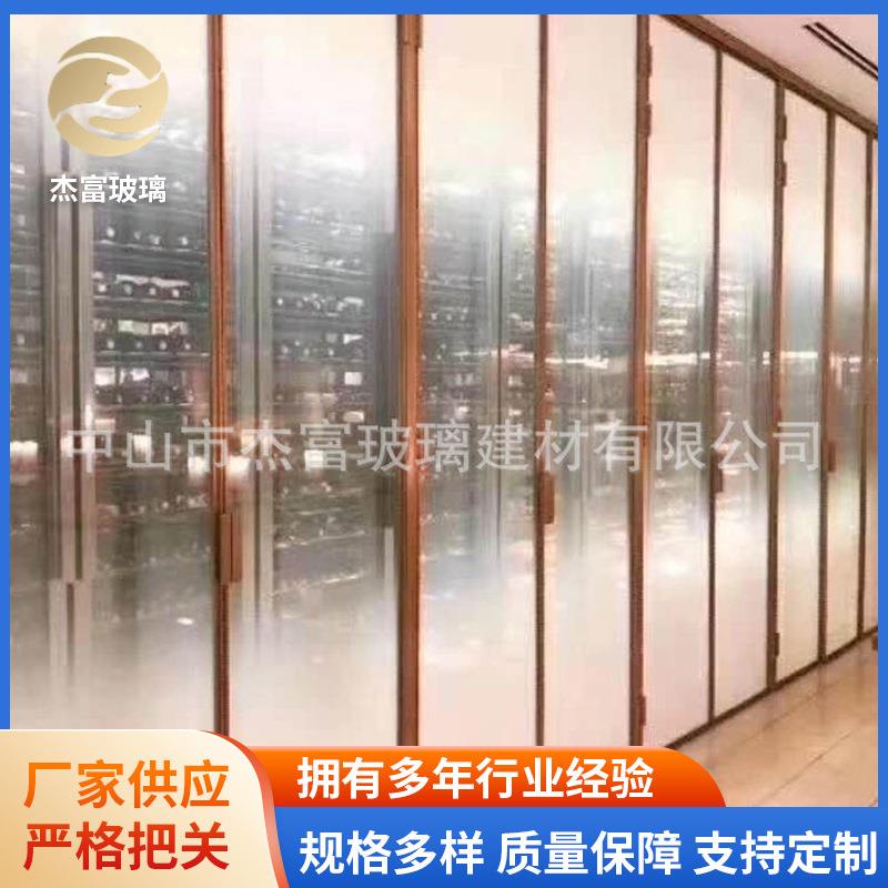 供应工艺彩釉玻璃办公室隔断装饰钢化玻璃彩色夹胶渐变玻璃