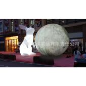 10m充气发光月球灯 中秋节户外装 饰布置气模
