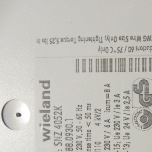 SCHLEICHER  继电器 SNZ 4052K