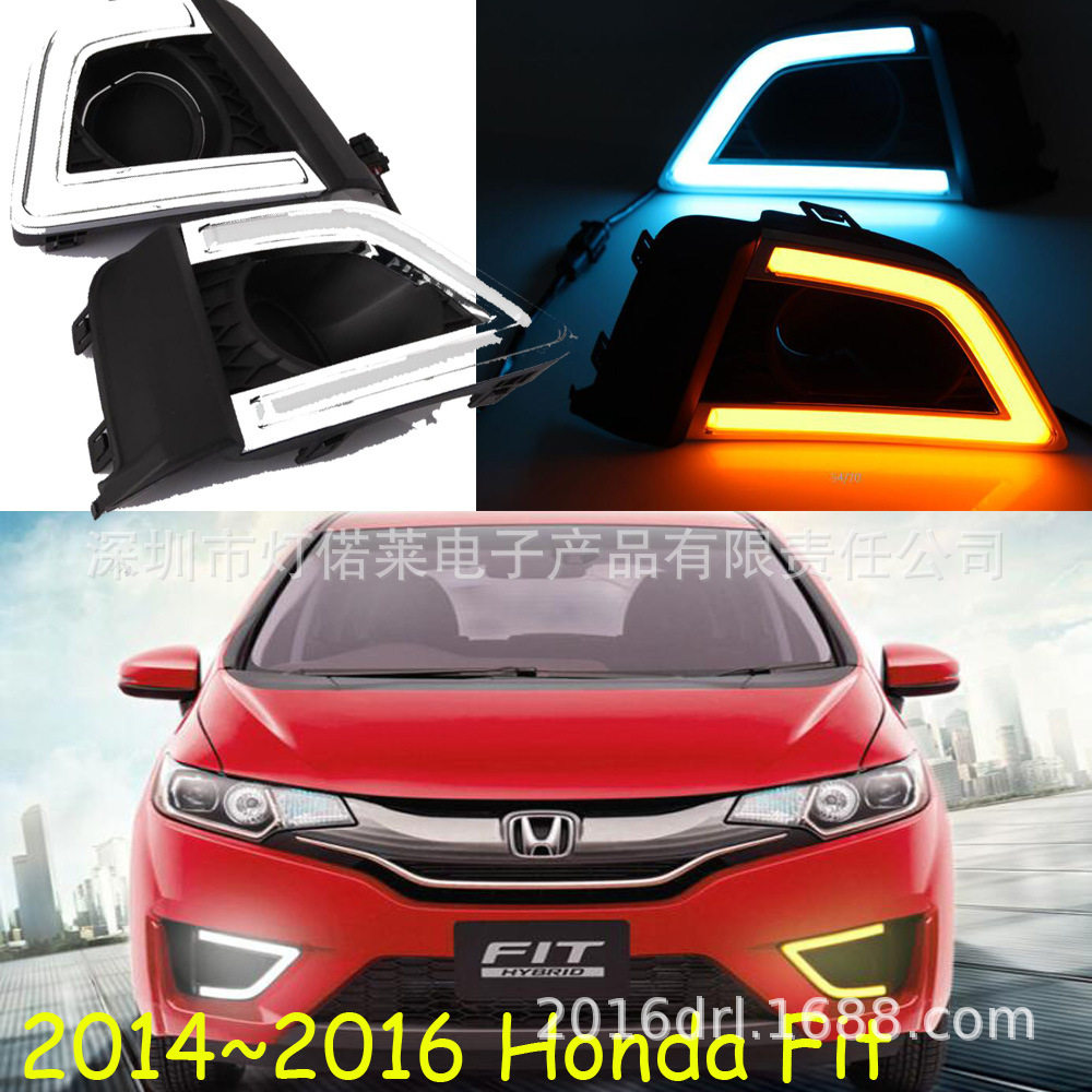 2014~2016款飞度日行灯LED雾灯前照灯Fit Jazz daytime light