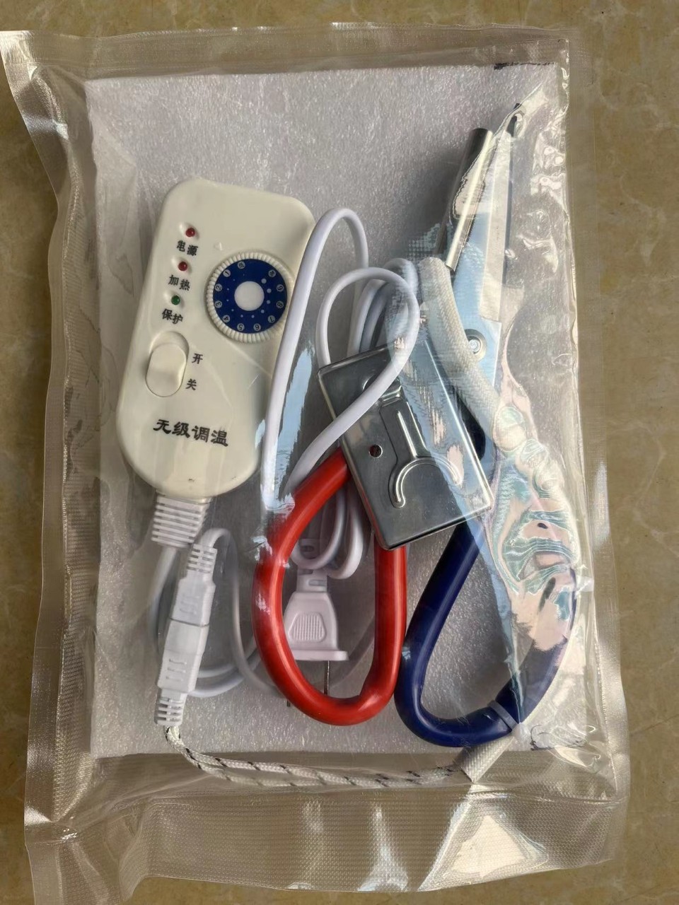 电热剪刀无极调温0-500度可调剪织带织标绳子修边融边电加热剪刀
