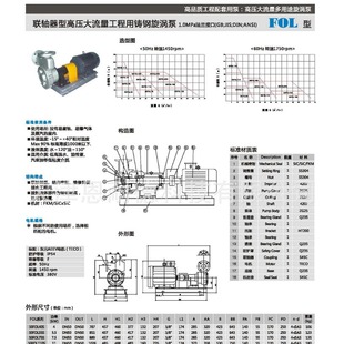 50FOL55S九歌KYUKA气液混合泵气浮泵
