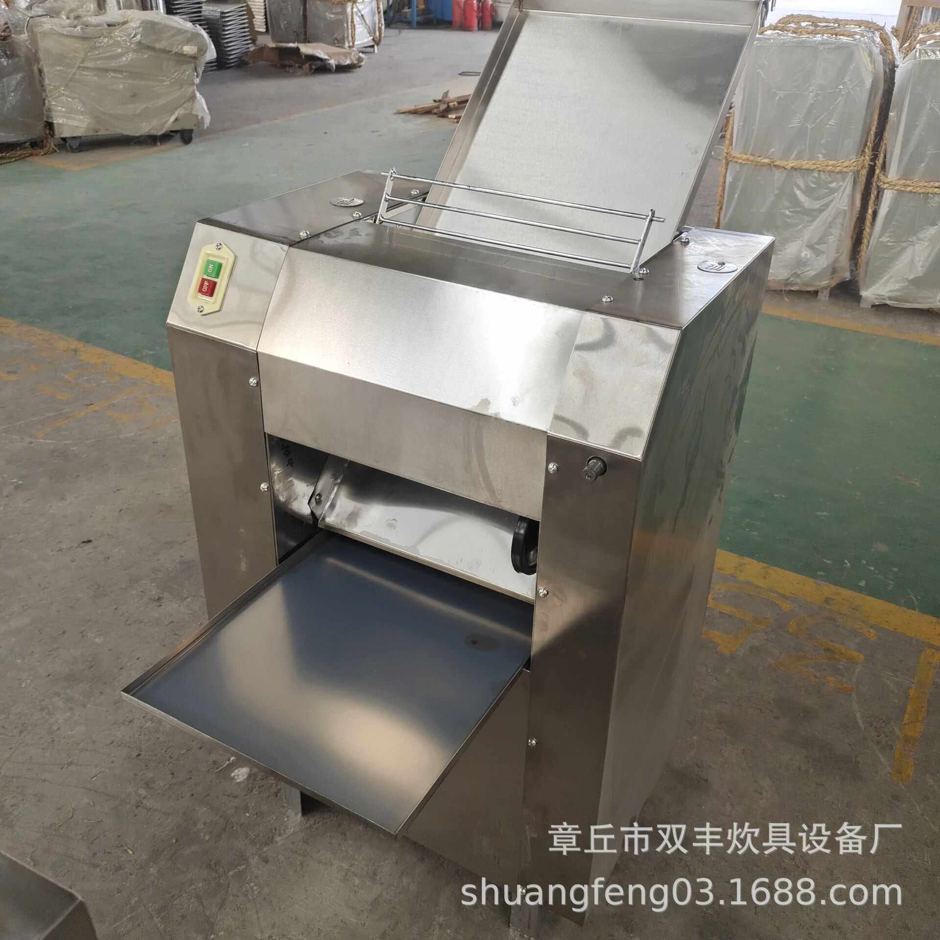 供应馒头压皮机 不锈钢压面机批发 压面机厂家 压面机图片