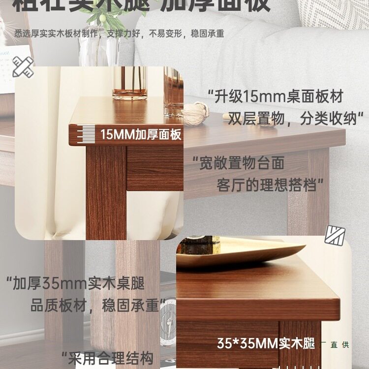 茶桌家用茶台小方桌客厅木桌实木正方形老式四方桌茶几小桌子小型