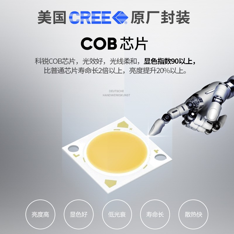 LED明装筒灯天花吊顶家用射灯客厅无主简约卧室北欧格栅灯