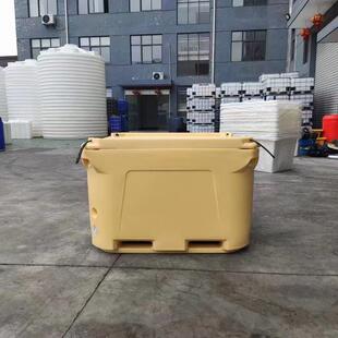 双层保温箱活渔虾浸泡桶1000升工业水产海鲜运输储存滚塑异形