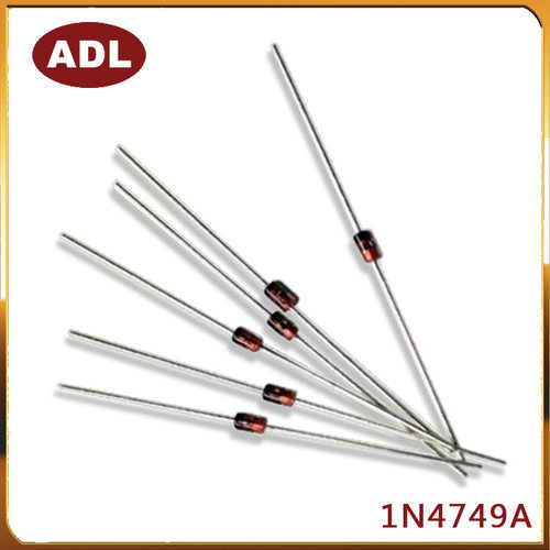 奥德利 1N4749A 24V 1W DO-41 1N4749 24V 直插玻璃 稳压二极管