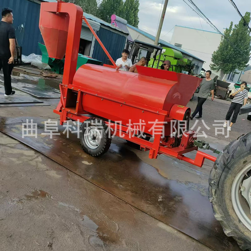 花生秧除土除膜机科瑞生产大进料口粉碎机养猪喂羊打粉揉丝机