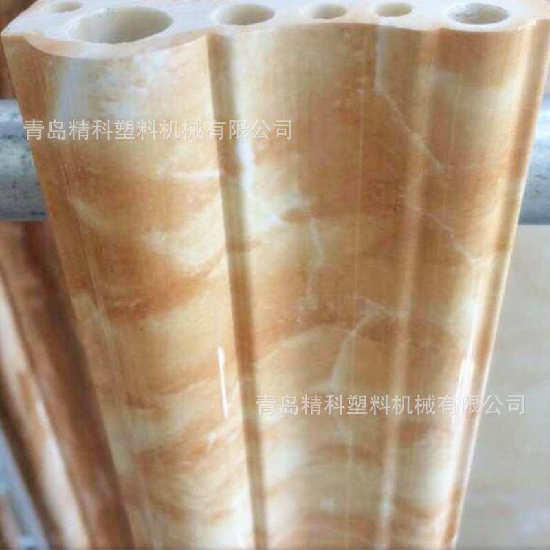 现货供应仿大理石装饰线条生产线PVC欧式线条石塑护角设备