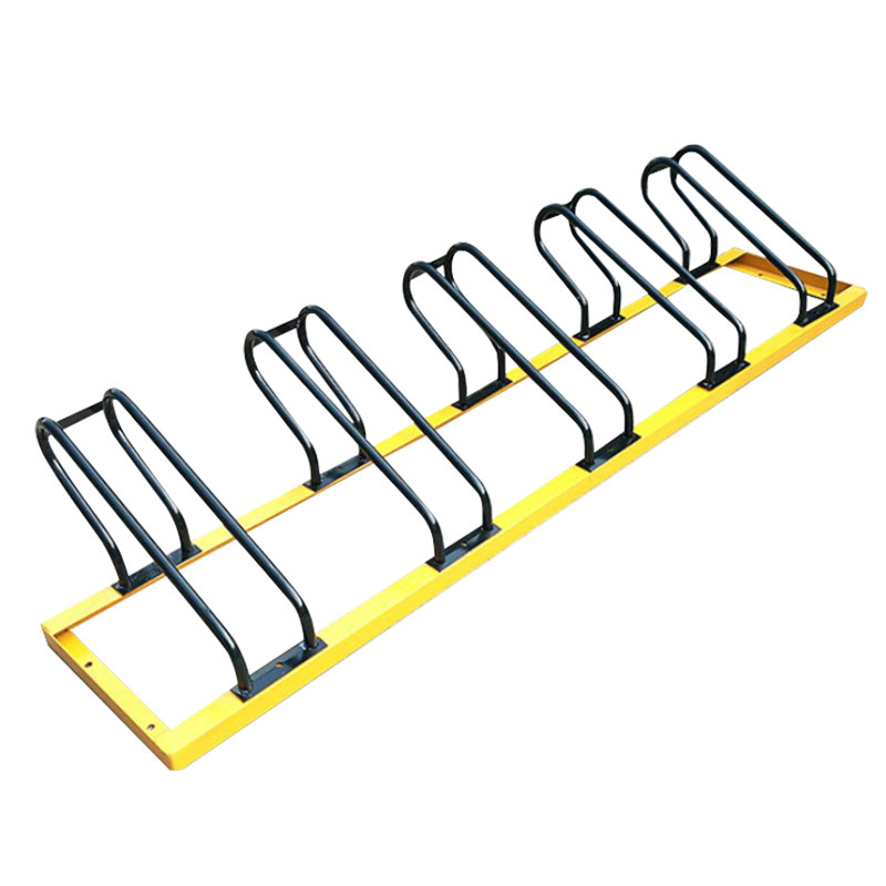 自行车螺旋停车架电动车卡位式摆放架单车立式停放架地锁停车位