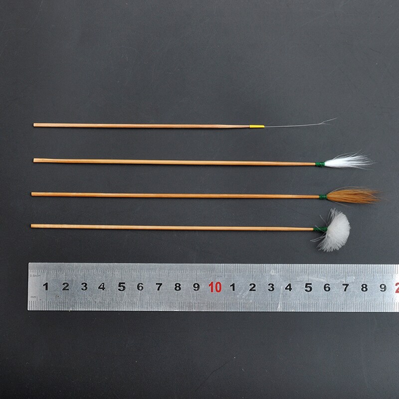 天艺老竹柄系列采耳工具套装掏耳朵工具鹅毛白鹤毛马尾鸡毛棒组合