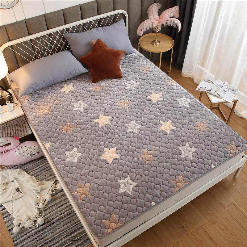 床垫软垫防滑珊瑚绒学生宿舍床褥垫毛毛毯垫床冬季铺床毯子家用绒