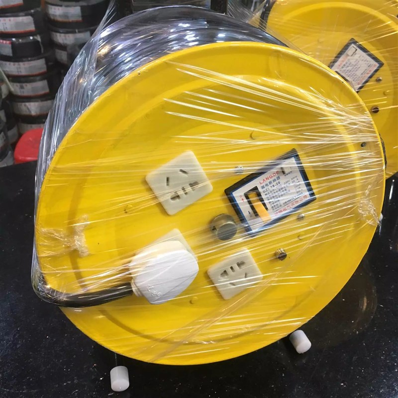 拖线盘移动卷线盘绕线盘电缆盘托线盘带30米40米50米线220V带漏电