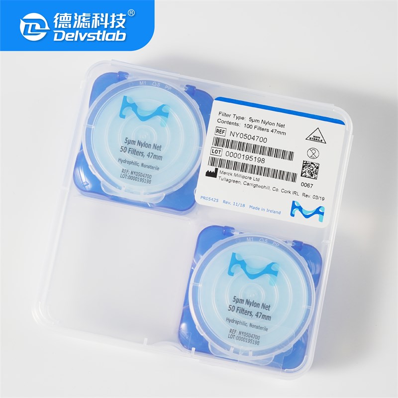 Millipore默克密理博新能源汽车零部件清洁度检测网格尼龙滤膜5um