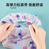 云蕾浴帽女防水洗澡淋浴染发头套加厚发帽非一次性浴帽男女家用