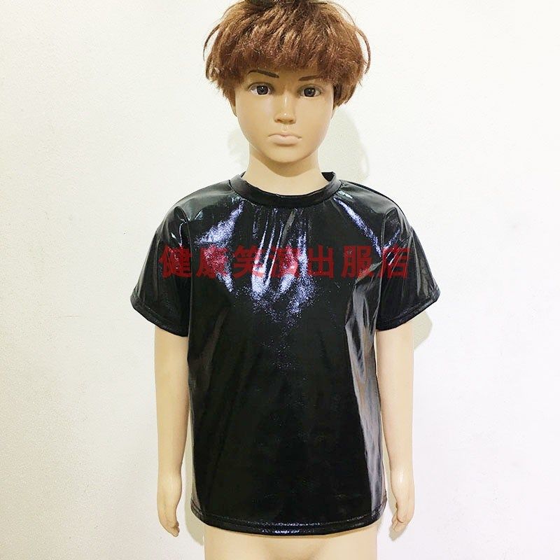 演出服亮面短袖T恤衫圆领跳舞服男女生合唱团上衣微弹力成人童t,童装/婴儿装/亲子装,儿童演出服,淘宝优惠券,粉丝福利购,淘宝优惠卷