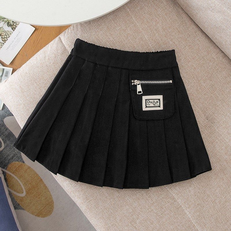 女童学院风半身裙百褶裙春秋西装裙子儿童洋气小女孩百搭短裙春装,童装/婴儿装/亲子装,半身裙,淘宝优惠券,粉丝福利购,淘宝优惠卷